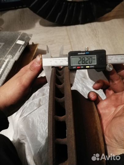 Диски тормозные 330мм touareg