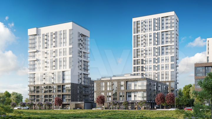 3-к. квартира, 86 м², 12/25 эт.