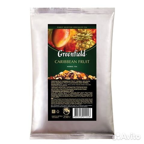 Чай листовой greenfield Caribbean Fruit фруктовый