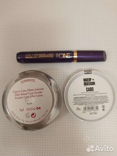 Пудры и тушь для ресниц