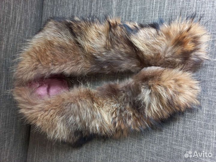 Меховой воротник песец
