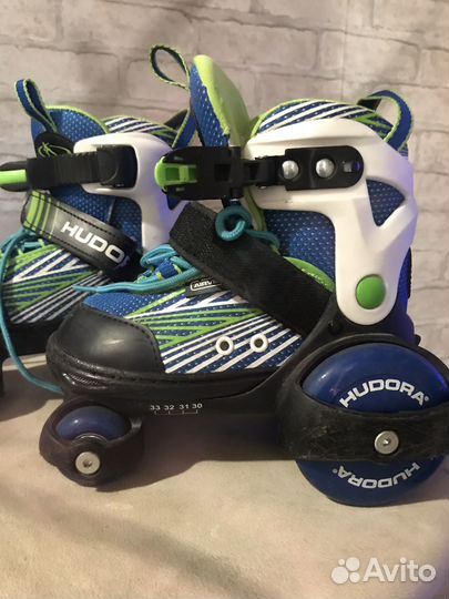 Роликовые коньки детские раздвижные