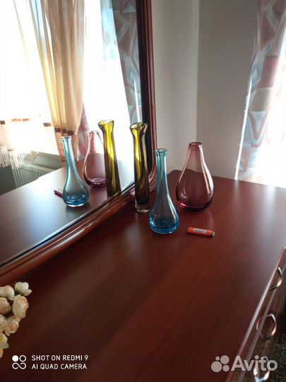 Композиция из стекла. Вазы krosno