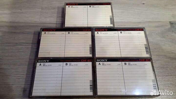 Аудиокассеты sony снf 60