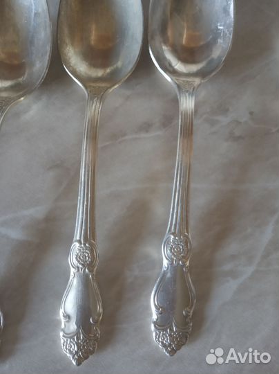 Чайные ложки мельхиор СССР Кольчугинский з-д