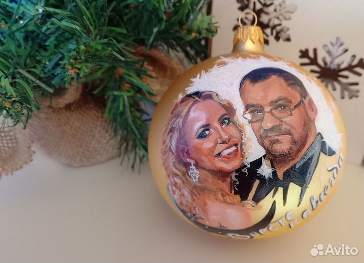 Роспись елочных шаров