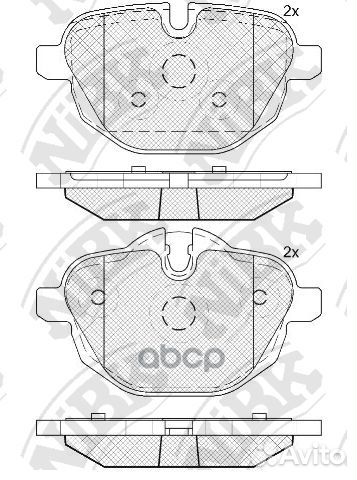 Колодки тормозные BMW 5 F10/F11/X3 F25/Z4 E89 2