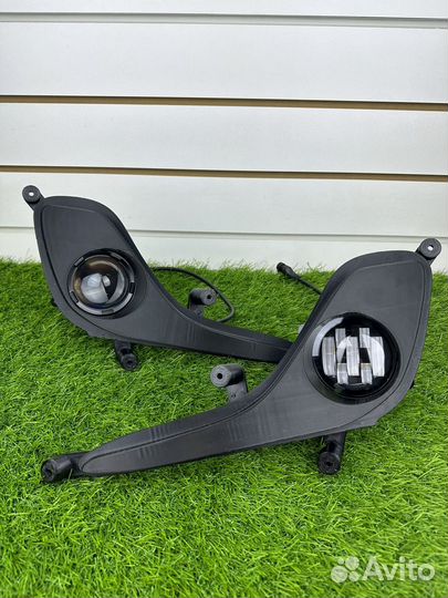 Рамки птф/туманки Hyundai Solaris 1 до рест