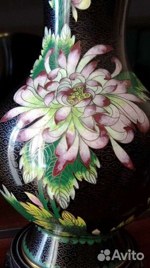 Ваза китай клуазоне