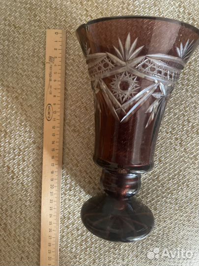 Ваза времен СССР, хрусталь