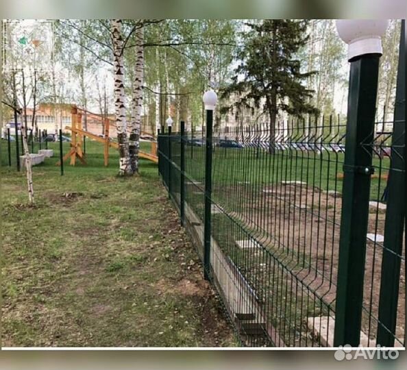 Забор сетка 3д