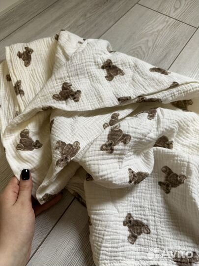 Муслиновая пеленка - плед