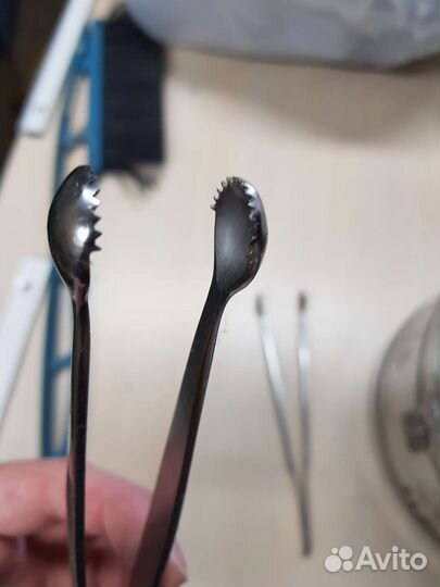 Зубчатолопатый пинцет