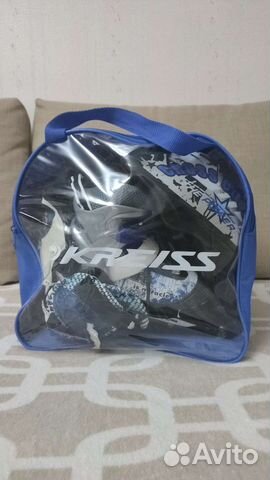 Набор детских роликов с защитой + шлем р-р 30-33