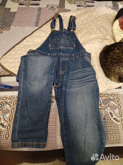 Джинсовый комбинезон женский