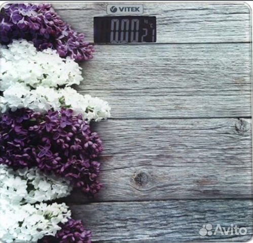 Весы напольные электронные Vitek с ЖК дисплеем
