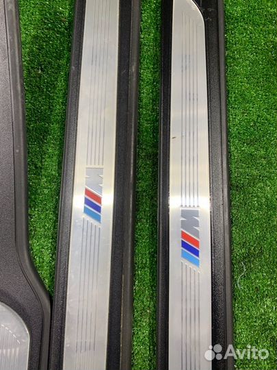 Накладки на внутренние порожки М Bmw 3 E90 N52B25