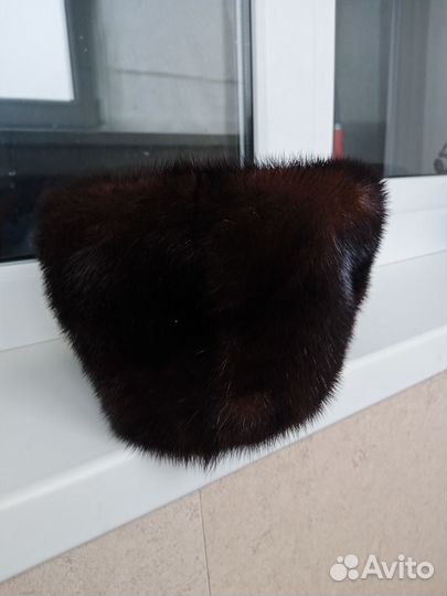 Новая норковая женская шапка СССР Ретро Винтаж