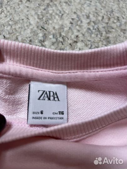 Две толстовки Zara для девочки рост 116