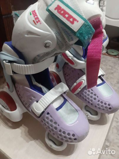 Роликовые коньки детские раздвижные 29-32
