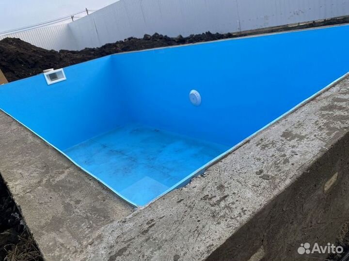 Бассейн из полипропилена 6м*3м*1,5м