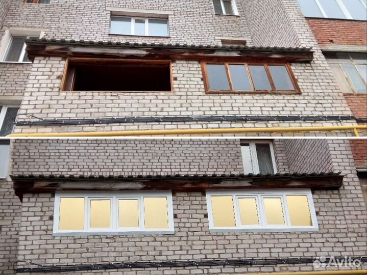 Пластиковые окна на заказ / остекление балконов