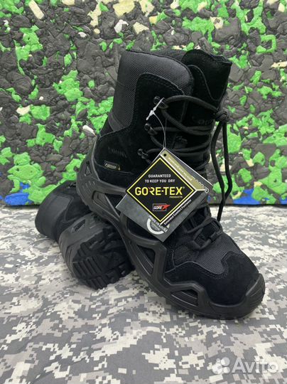 Армейские ботинки с высоким берцем