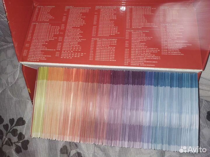 Коллекционное издание Моцарт Complete Works 170 CD