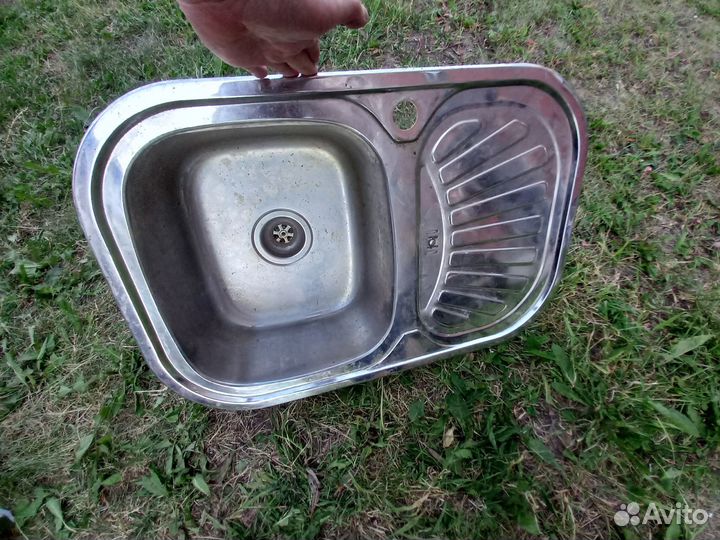 Тумба-мойка для кухни из нерж.стали 60х80