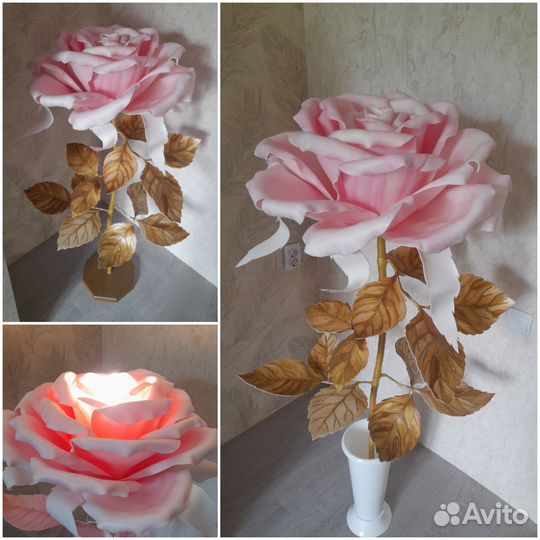 Роза светильник