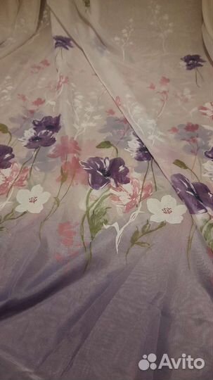 Тюль высота 2,6м (2 шт шириной по 3м)