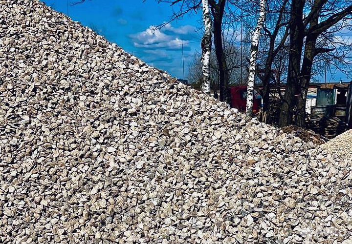 Щебень известняковый с доставкой