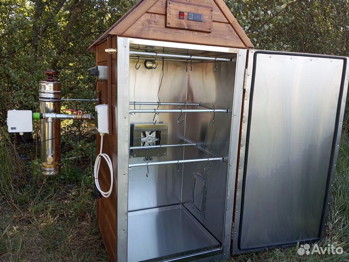 Коптильня с вентилятором сушки и конвекции