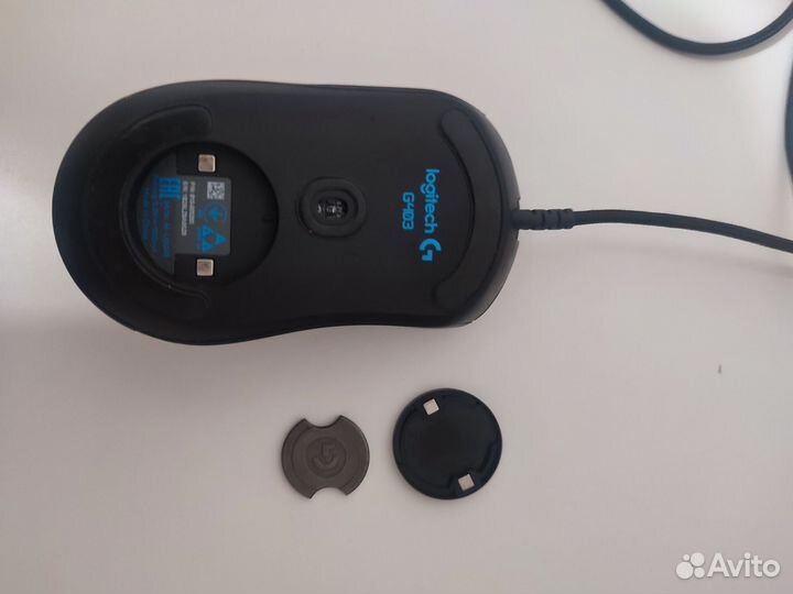 Мышь проводная logitech g403 черная