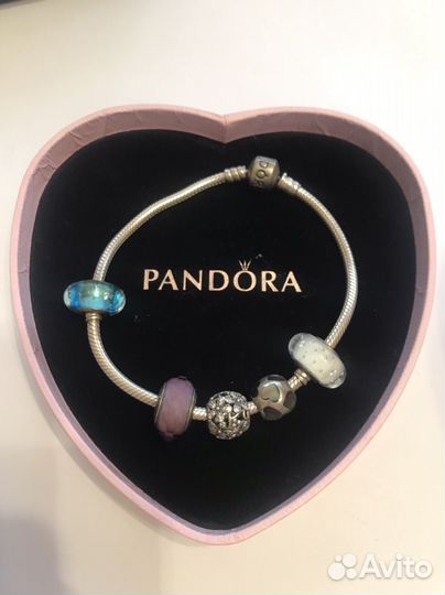 Браслет и шармы Pandora