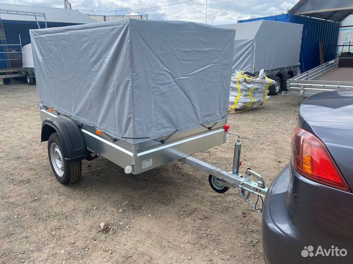 Прицеп 00.002 легковой с тентом 108 см. Компактный