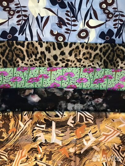 Итальянские ткани / отрезы натурального шелка