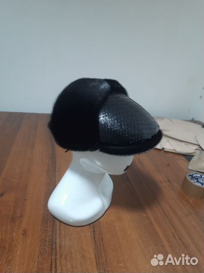 Меховая мужская кепка из нерпы