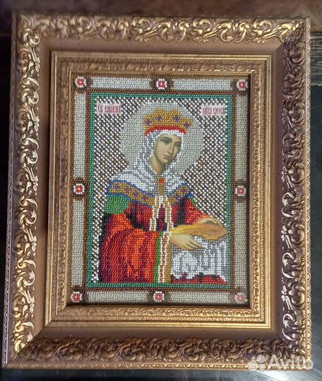 Именные иконы из бисера