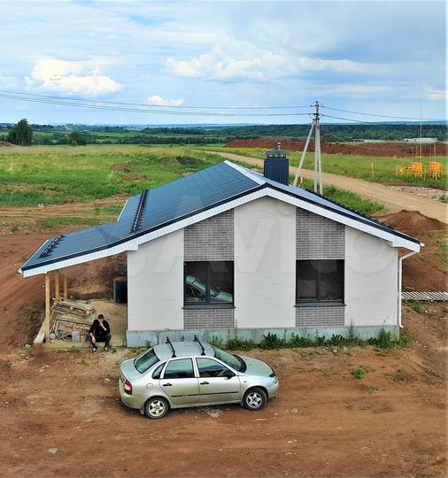 Дом 107 м² на участке 14 сот.