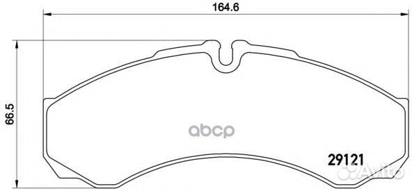 PA6017 колодки дисковые п.+з. Iveco Daily 89