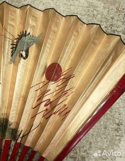 Веер большой настенный 100 см