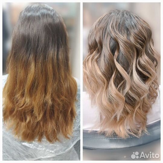 Сложные окрашивания и стрижки