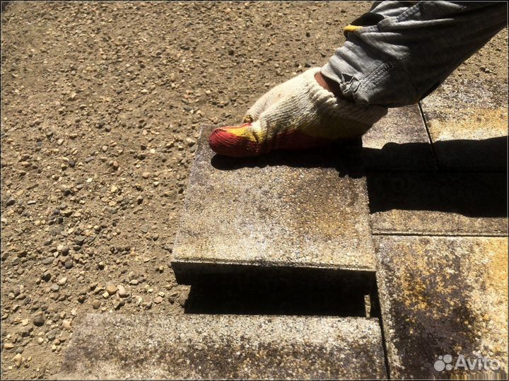 Тротуарная плитка и поребрик заказ от 120 м2