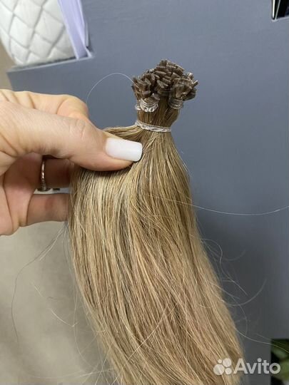 Натуральные волосы для наращивания 43см
