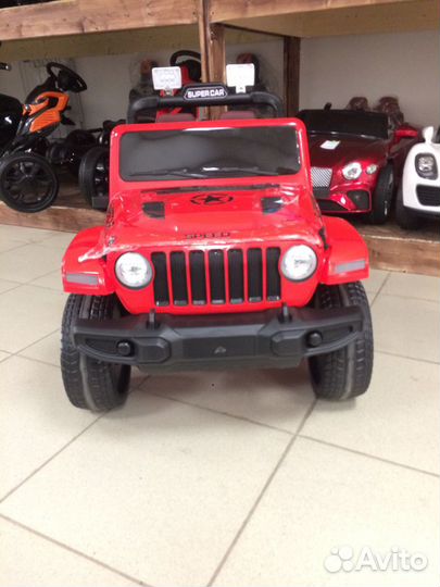 Элетромобиль Jeep speed красный