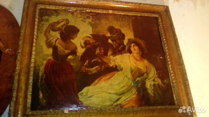 Картина Пимена Орлова Октябрьский праздник в Риме