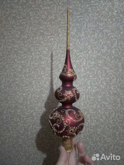 Елочные игрушки из стекла