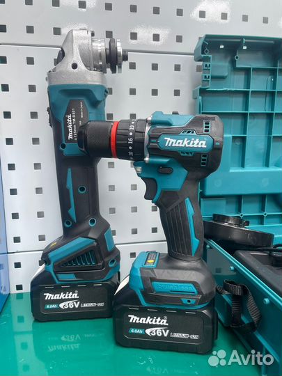 Шуруповерт и Болгарка ушм Makita2в1 набор