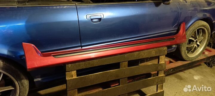 Накладные пороги на Лада гранта калина спорт